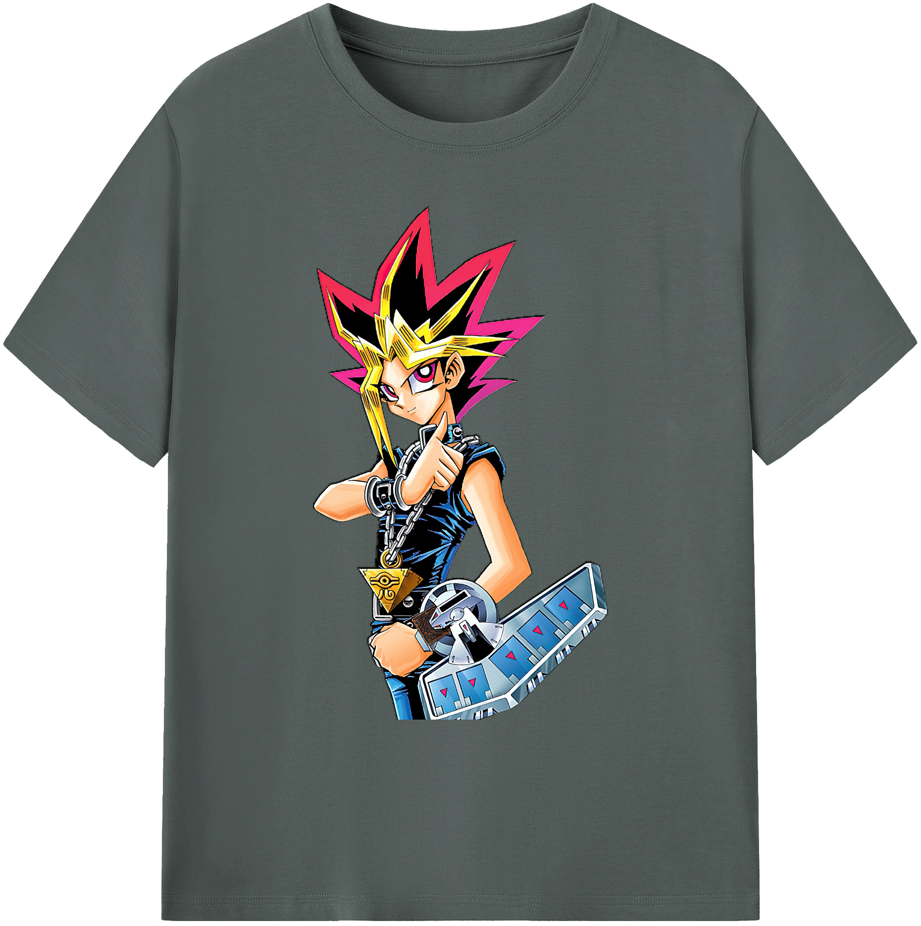 遊☆戯☆王 Yu-Gi-Oh! 綿100％ メンズ半袖Tシャツ｜肌触りやわらか＆通気性